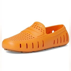 FLOAFERS Country Club Driver 2.0 Loafers Mens US 10 Orange Slip On Shoes .